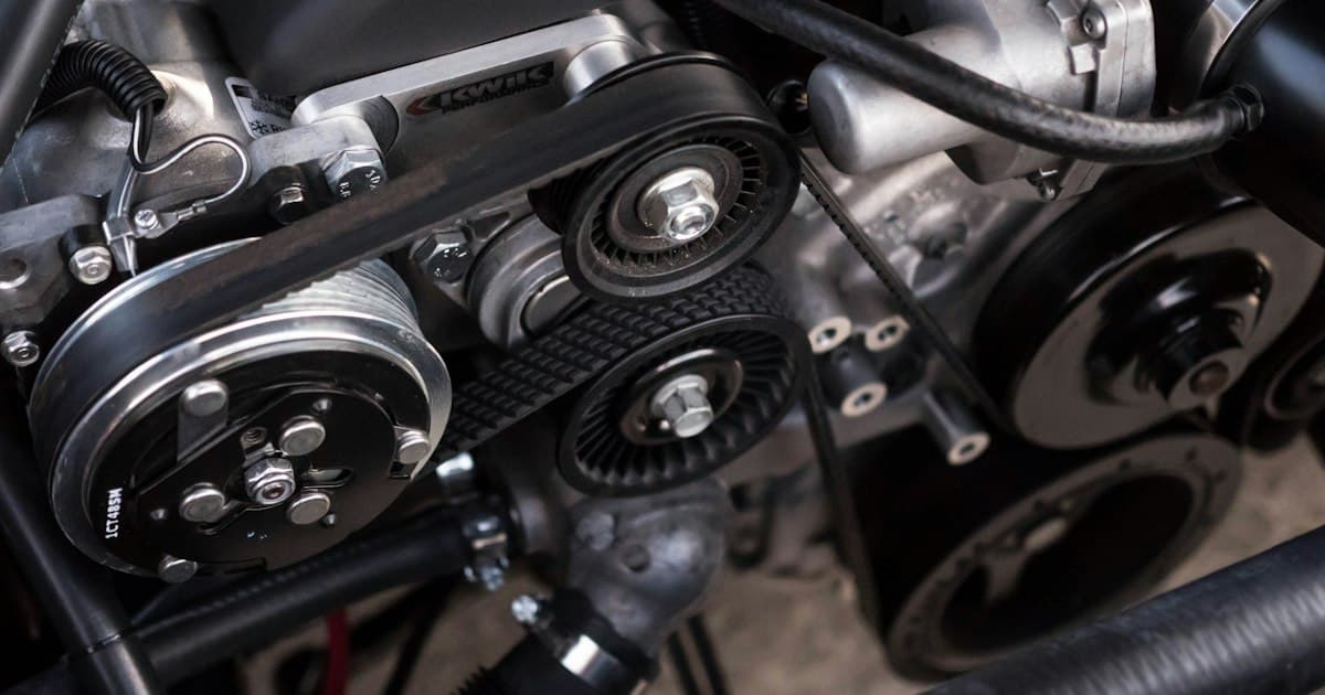 Mecánico instalando repuestos de auto importados desde USA a Panamá